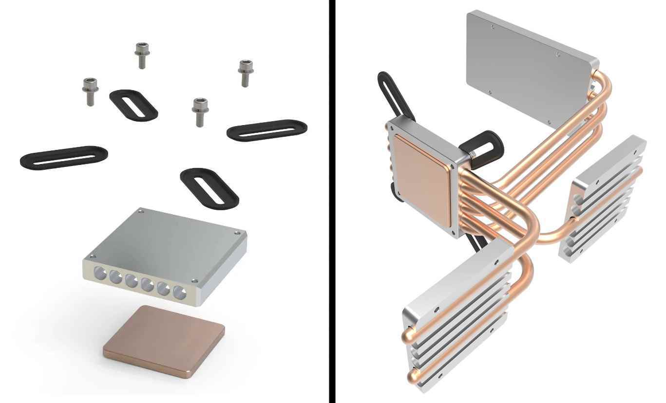 Streacom 6 mm düz bakır ısı boruları