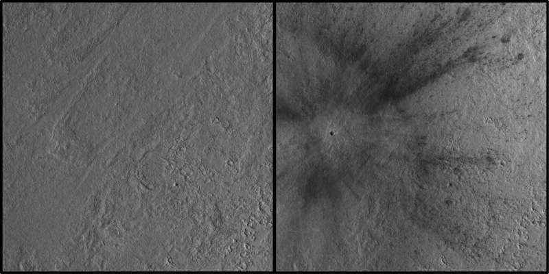 NASA'nın InSight arazi aracı, Mars'ta çarpıcı meteoroid etkisini tespit etti