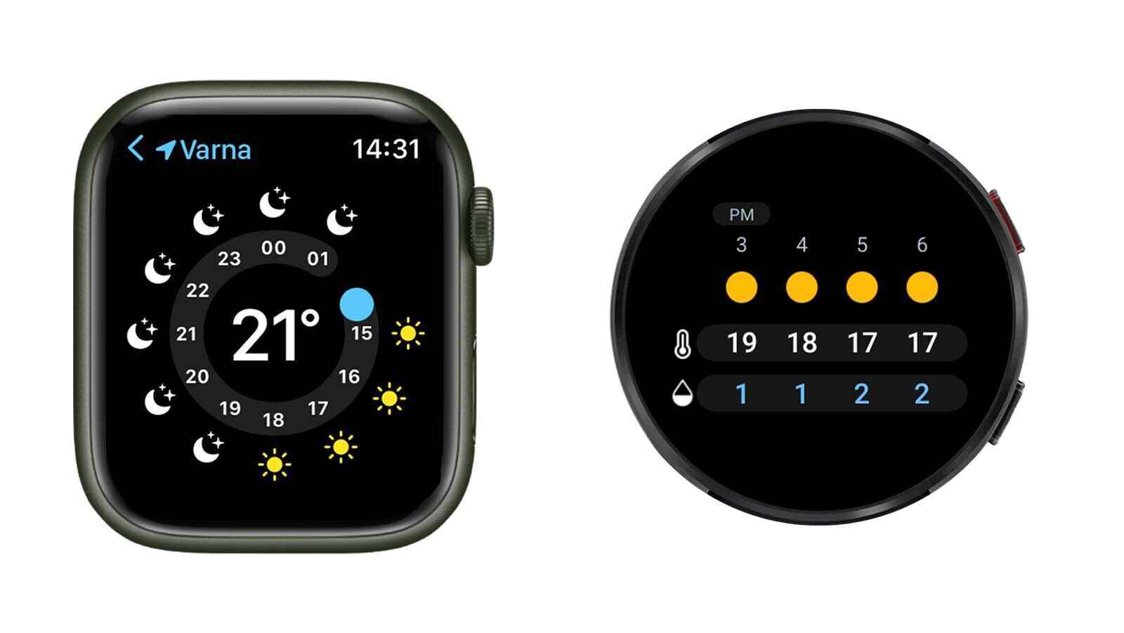 Apple Watch ve Samsung Galaxy Watch&nbsp;  arayüz karşılaştırması - Yuvarlak akıllı saatler çok pratik değil mi?  Dikdörtgen Apple Watch neden daha mantıklı?