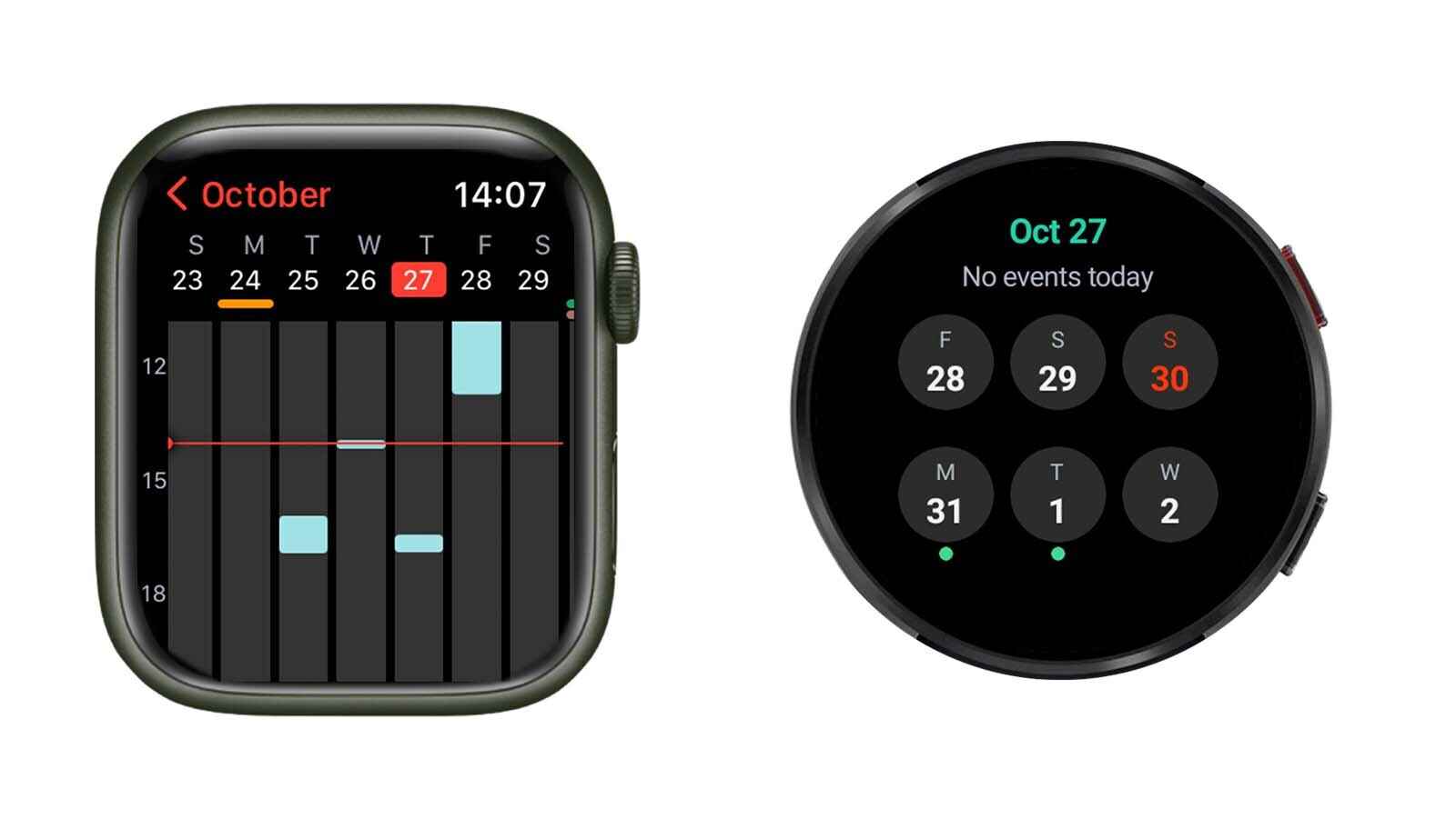 Apple Watch vs Samsung Galaxy Watch arayüz karşılaştırması - Yuvarlak akıllı saatler çok pratik değil mi?  Dikdörtgen Apple Watch neden daha mantıklı?