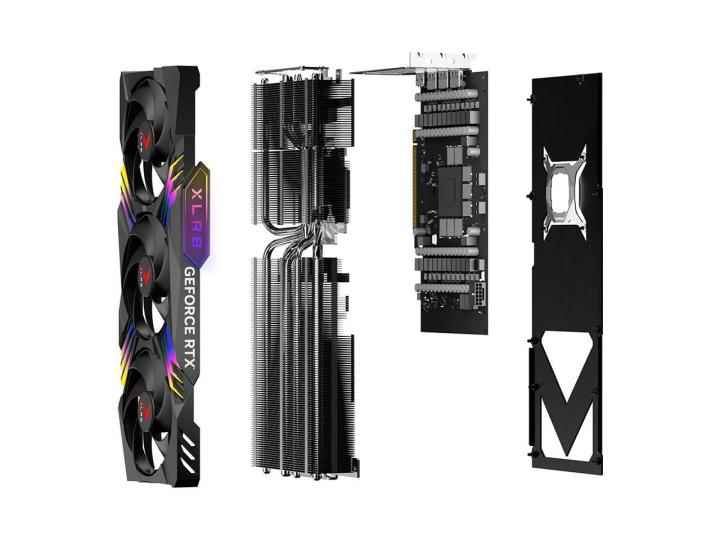 PNY XLR8 Oyun Verto OC GeForce RTX 4080 16GB grafik kartı.