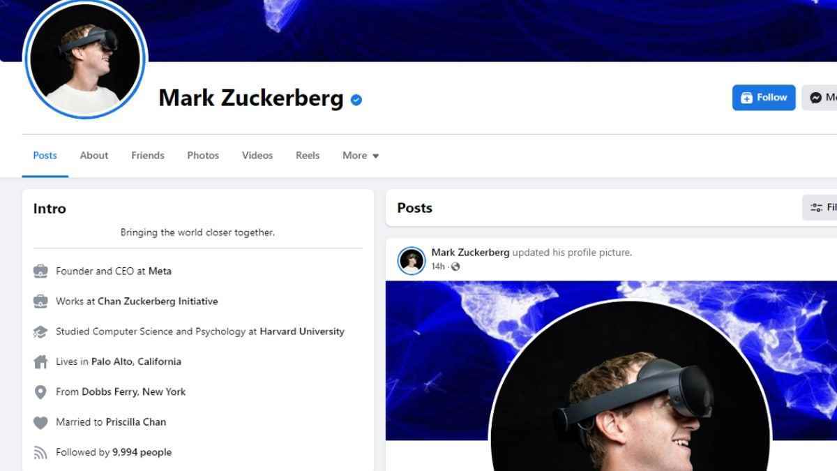 Mark Zuckerberg facebook profili Mark Zuckerberg