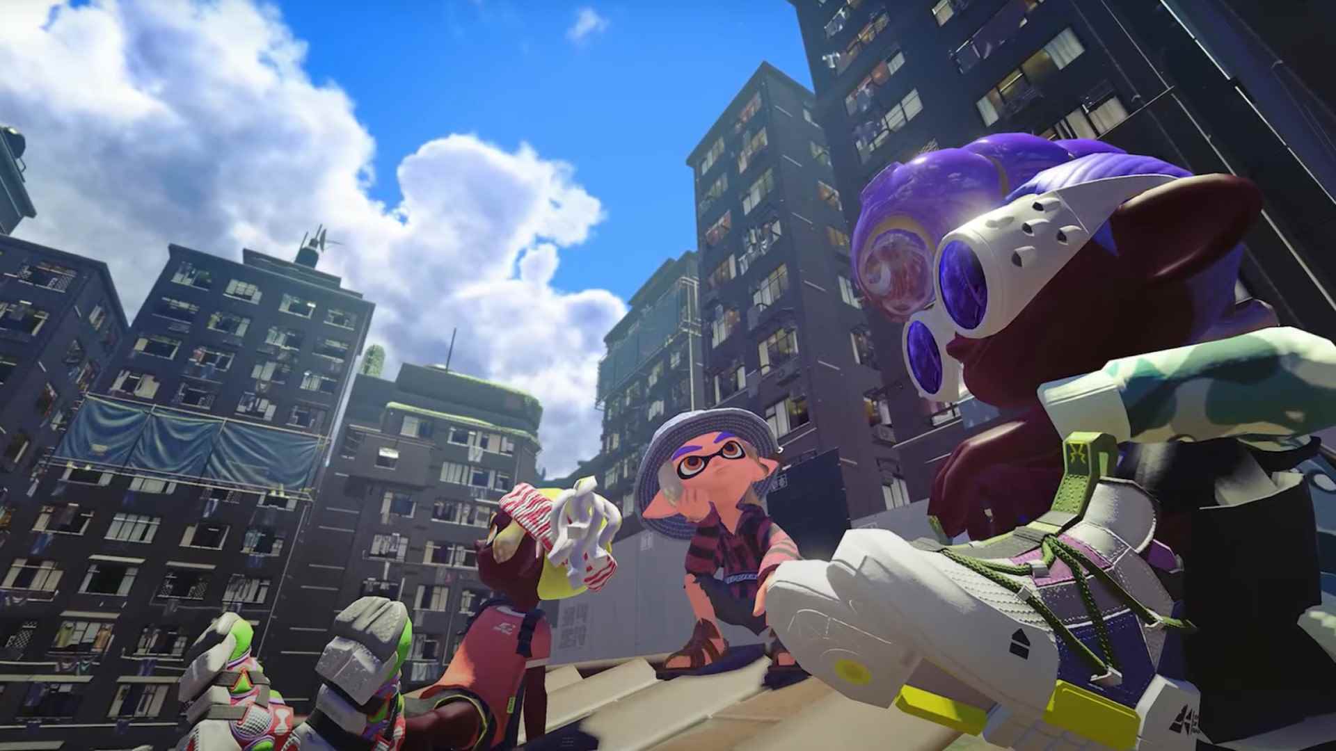 Splatoon 3 soyunma, Inklings inkopolis'te takılıyor