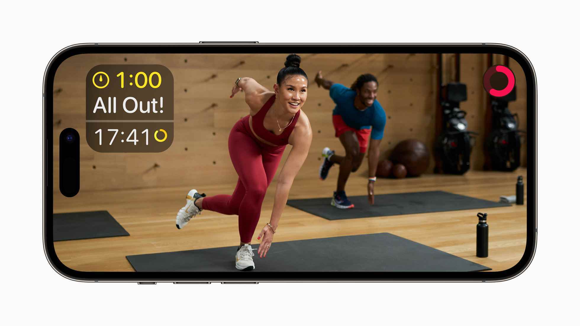 Apple Fitness Plus'ın iPhone'daki görüntüsü