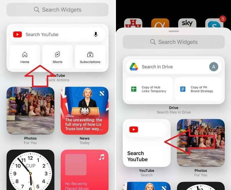 YouTube uygulaması için iOS için iki yeni ana ekran widget'ı artık mevcut - iPhone ana ekranınıza nasıl yeni YouTube widget'ları ekleyebileceğiniz aşağıda açıklanmıştır