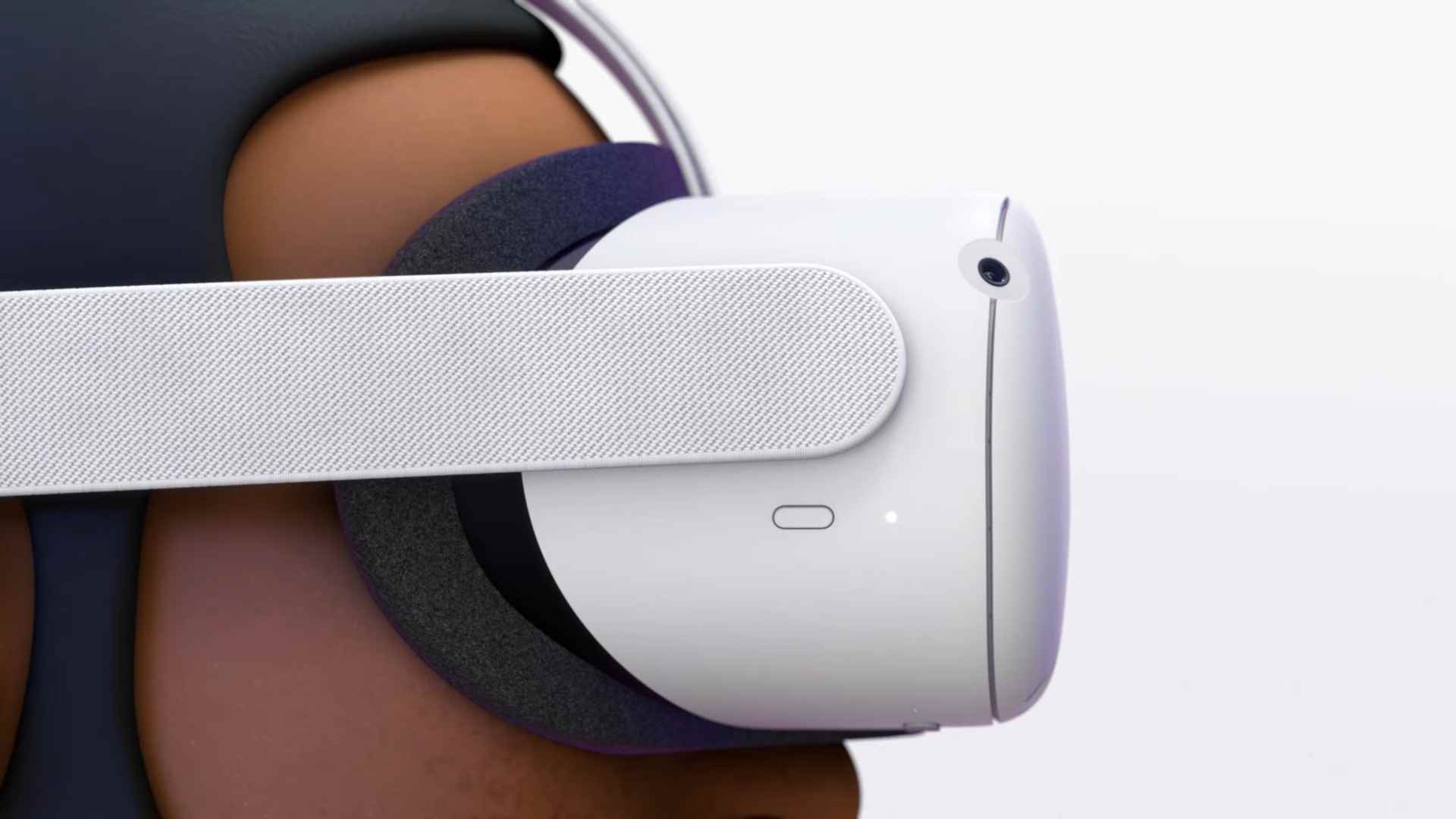 Oculus Quest 2 başlığı takan dijital bir avatar