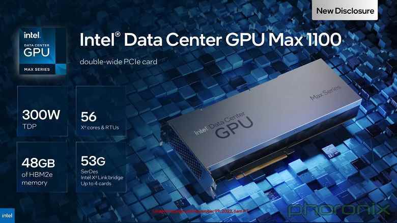 Intel, 64 GB HBM2e belleğe ve 47-kalıp GPU'ya sahip işlemcileri tanıttı.  Bunlar, yeni Intel Max Serisi ailesinin ürünleridir.