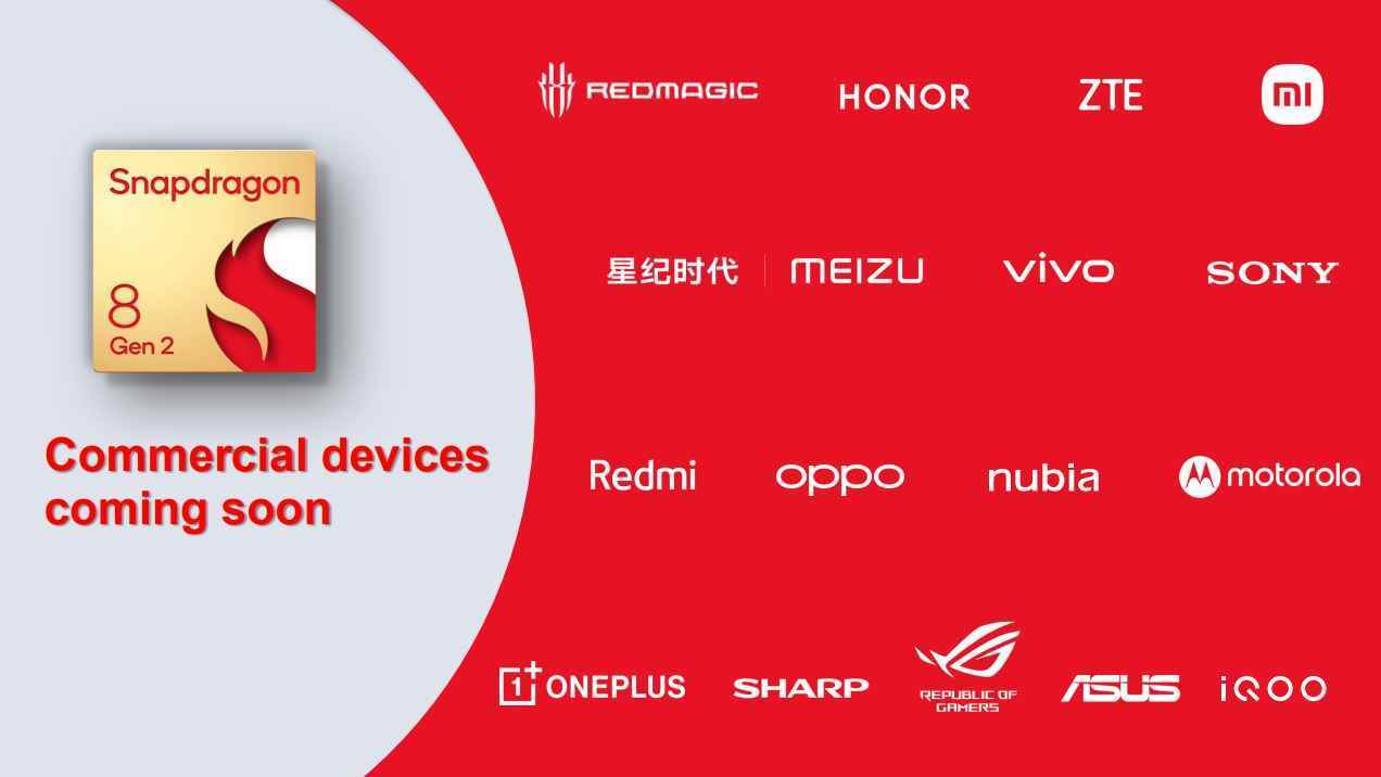 Qualcomm Snapdragon 8 Gen 2 wave one OEM iş ortakları