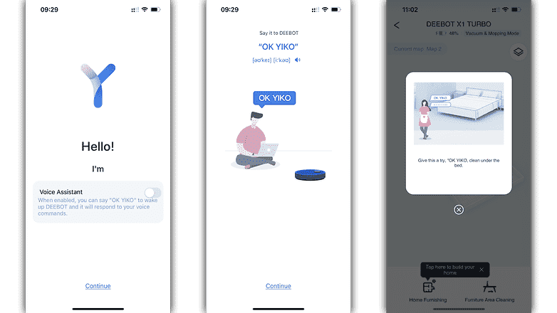 Ecovac'ın Deebot X1 Turbo ekran görüntüleri