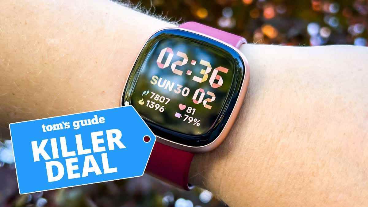 Fitbit Versa 4'ün bir fotoğrafı