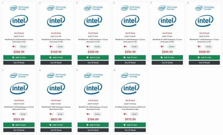 Intel'in 13. Nesil Raptor Lake Non-K ve Core i9-13900K CPU'ları, PC-Kanada merkezli Kanadalı perakendeci tarafından ön fiyatlarla çevrimiçi olarak listelendi.  (Resim Kredisi: Momomo_US)