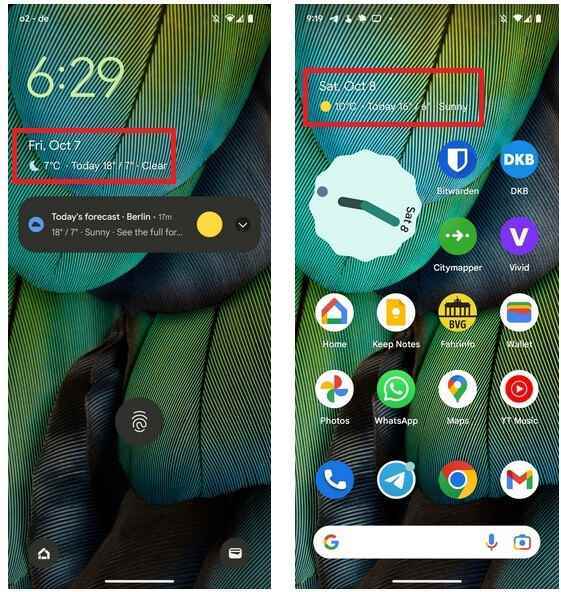 Pixel 7'nin Bir Bakışta Widget'ındaki genişletilmiş hava durumu tahmini.  Image Credit Android Police - Bir Bakışta için Pixel 7'nin genişletilmiş hava durumu şimdi Pixel 6 serisine yayılıyor