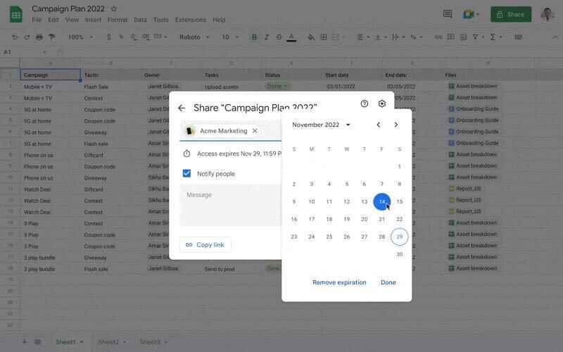 Google Drive artık dosyaları paylaşmadan önce bir son kullanma tarihi seçmenize izin veriyor