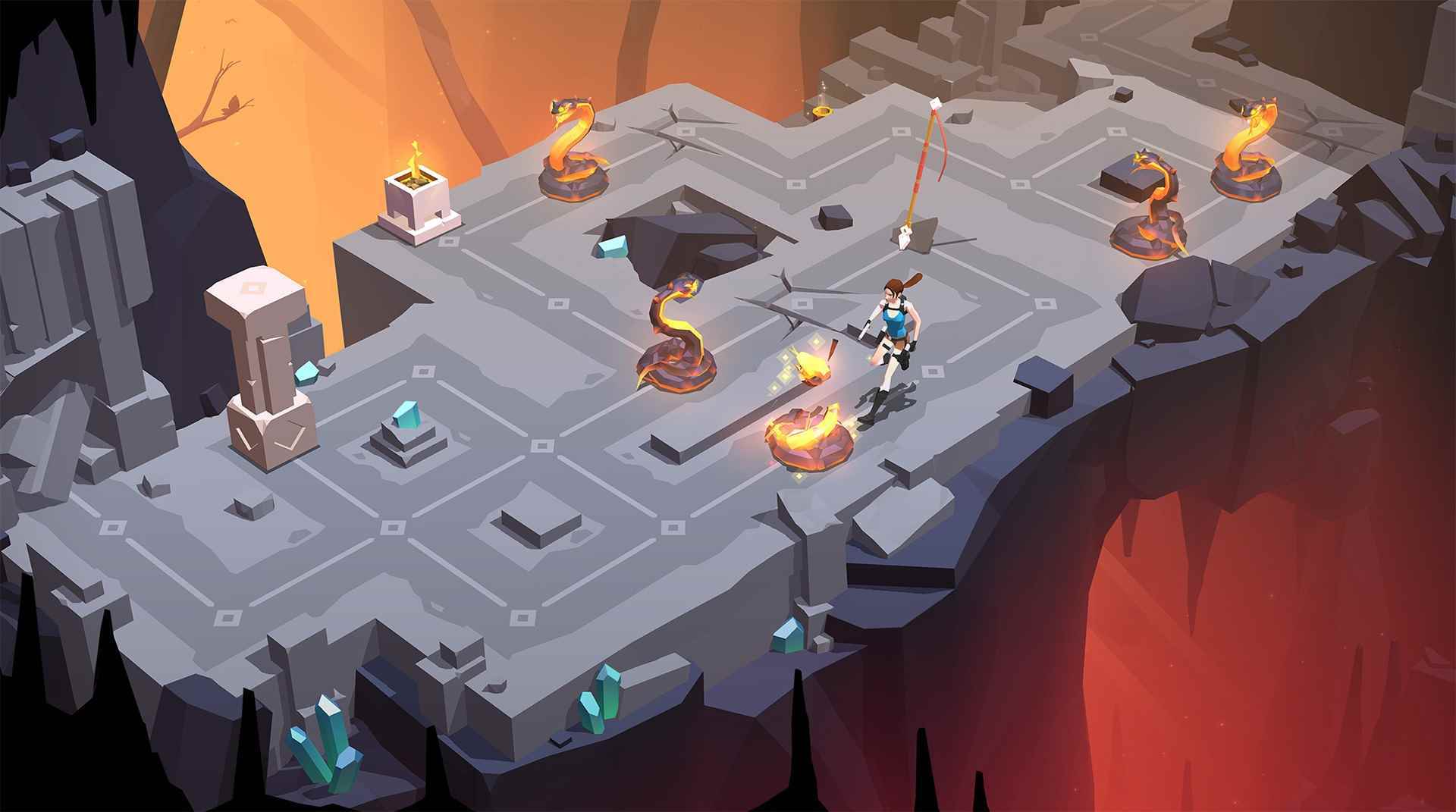 Lara Croft GO PC ekran görüntüsü Steam