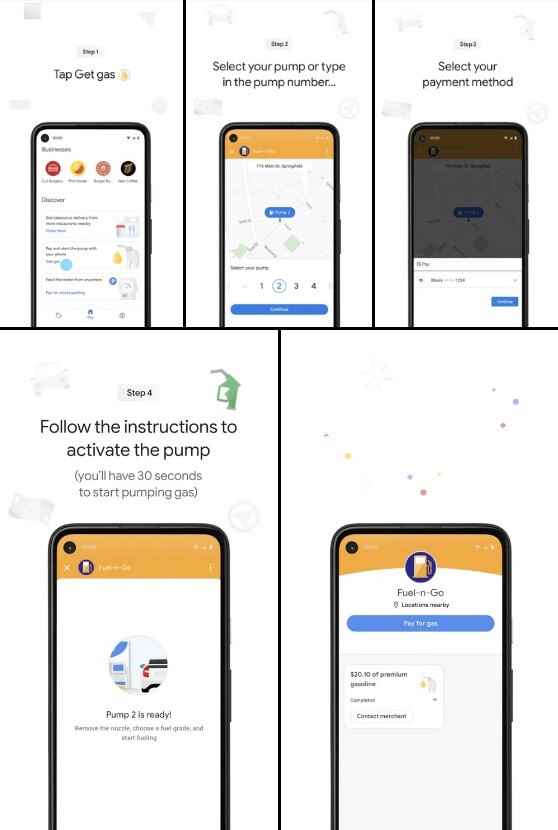 Pompada ödeme için bu süreç 12 Aralık'tan itibaren artık kullanılamayacak.  Resim kredisi-9to5Google - 15 Aralık Pazartesi gününden itibaren Asistan ve Google Pay benzin veya park yeriniz için ödeme yapmayacak