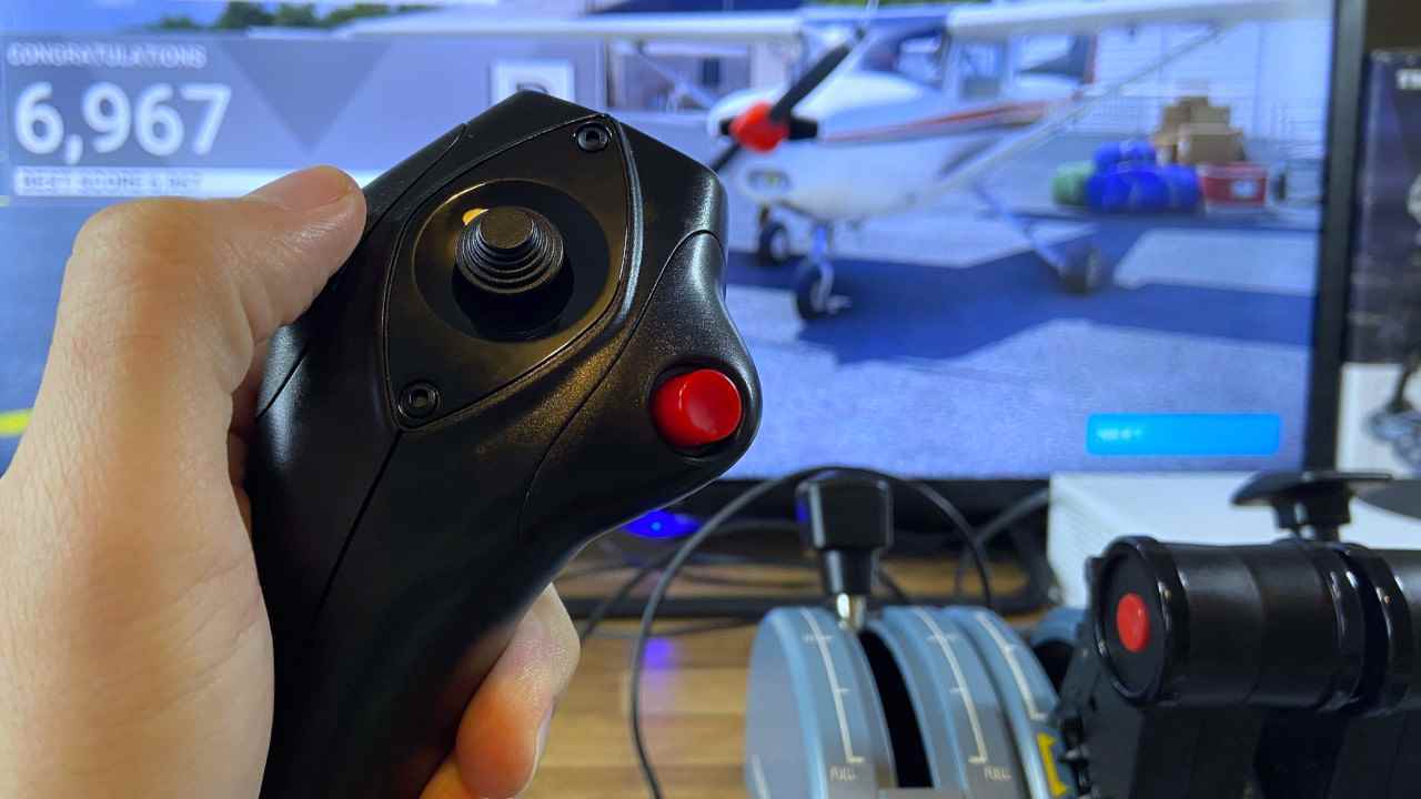 TCA Sidestick X Airbus Sürümü D-pad