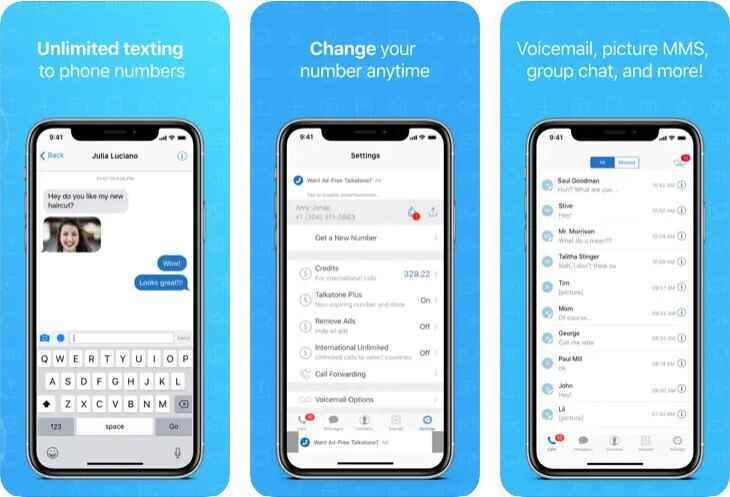 Talkatone uygulaması - iOS ve Android'de ücretsiz ikinci bir telefon numarası için en iyi uygulamalar