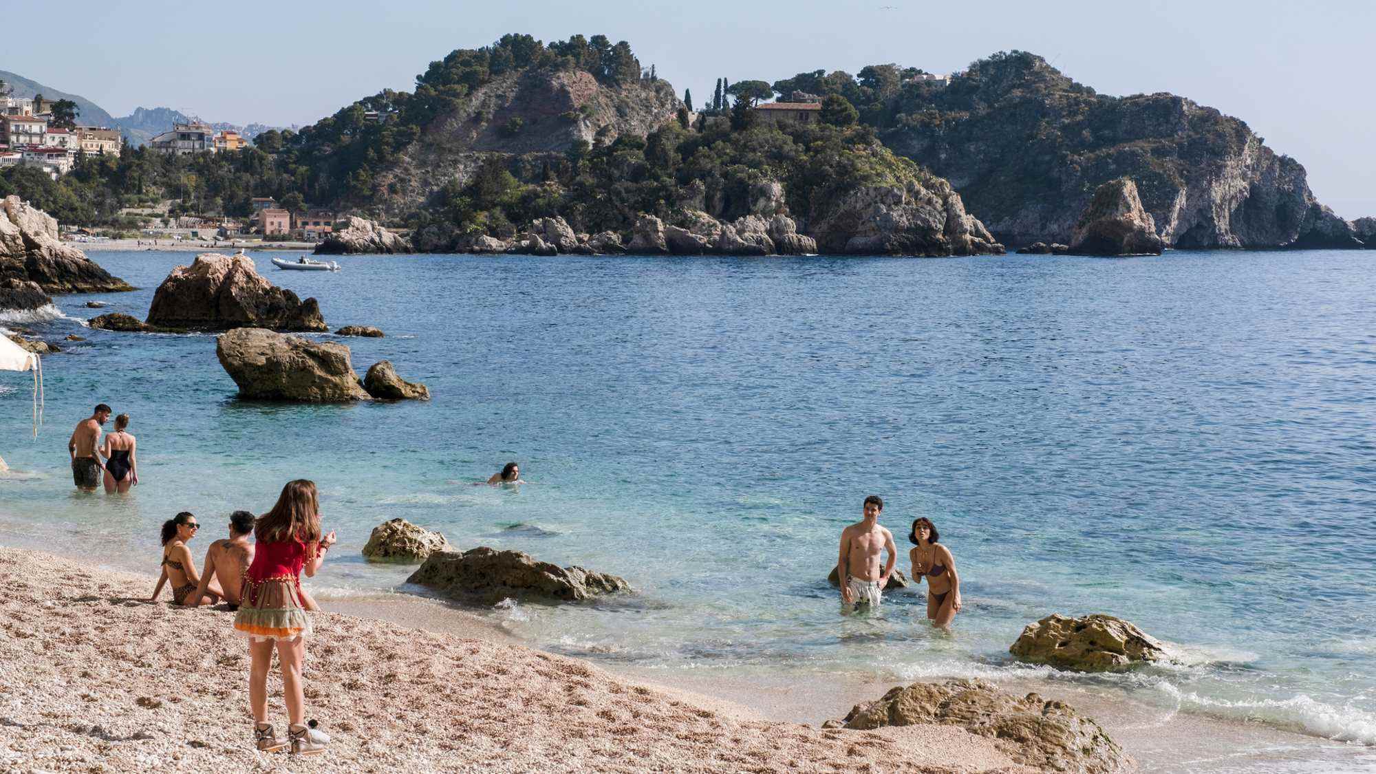 The White Lotus 2. sezonda Taormina'daki plaj