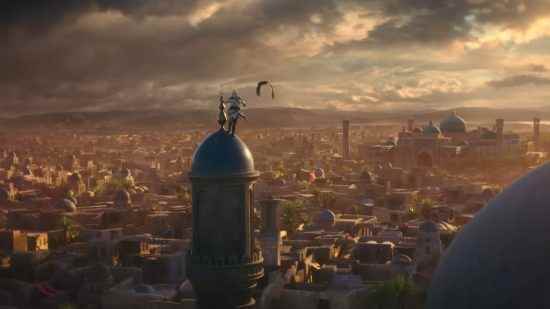 Assassins Creed Mirage: batık bir ortaçağ şehir manzarası
