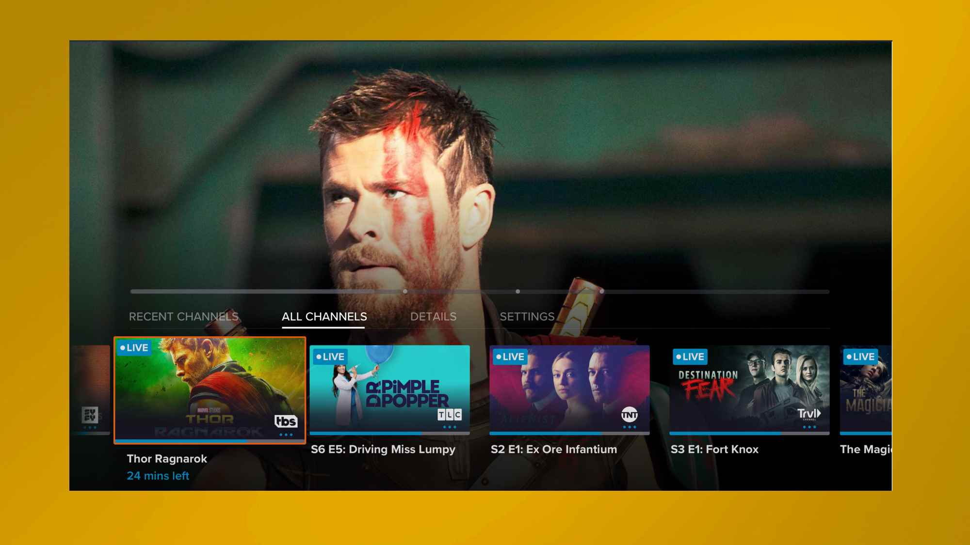 Sling TV'nin yeni uygulaması