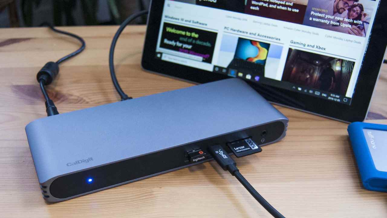 CalDigit USB-C Pro Thunderbolt 3 yuvası