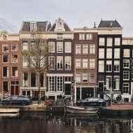 Amsterdam'ın tipik binaları