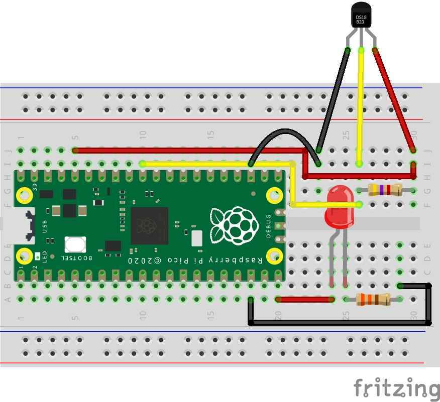 Raspberry Pi Pico ile Sıcaklığı İzleyin