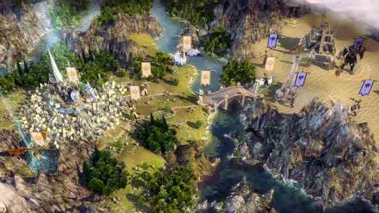 Civilization benzeri oyunlar: Age of Wonders 3'te çatışan iki uygarlık bir köprüyle ayrılır