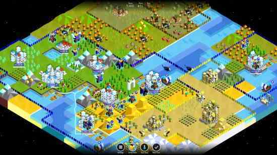 Civilization: The Battle for Polytopia benzeri oyunlar - benzersiz 4X oyunu Battle for Polytopia'nın renkli ve engebeli dünyası