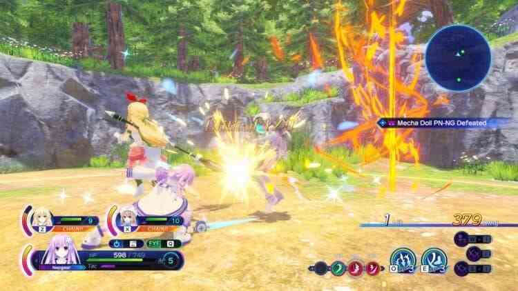 Neptunia Sisters vs Sisters Fikir Fabrikası Nepgear Savaşı