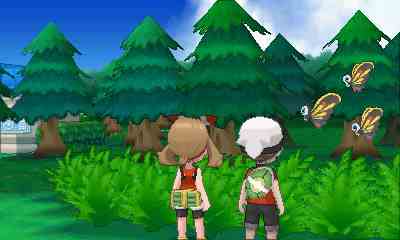 Nintendo 3DS'de Pokemon Omega Ruby.