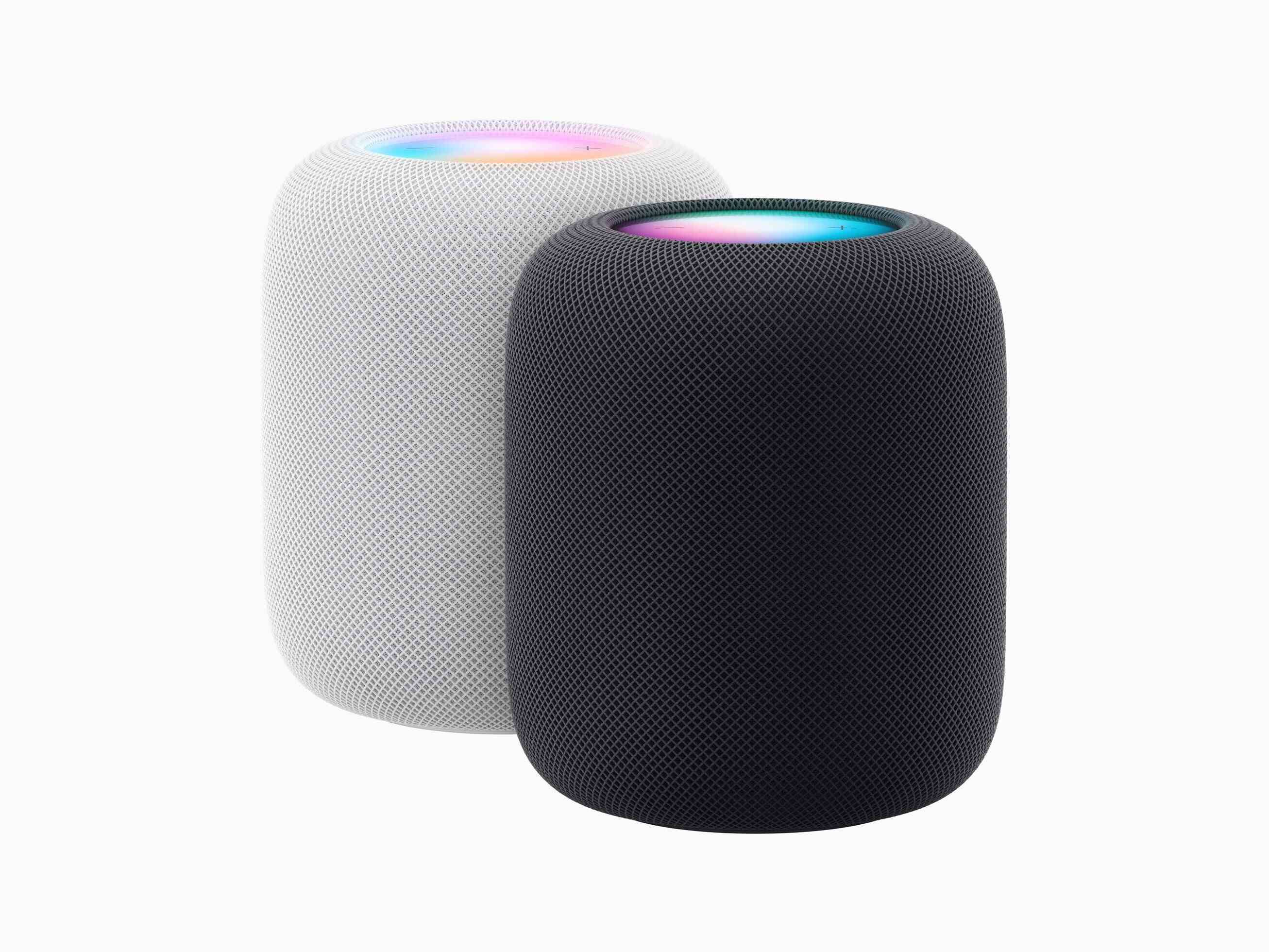 HomePod, Beyaz veya Siyah olarak satışa çıkacak.  - Apple'ın en son HomePod'u her zamankinden daha akıllı, daha yüksek ve daha iyi ses veriyor