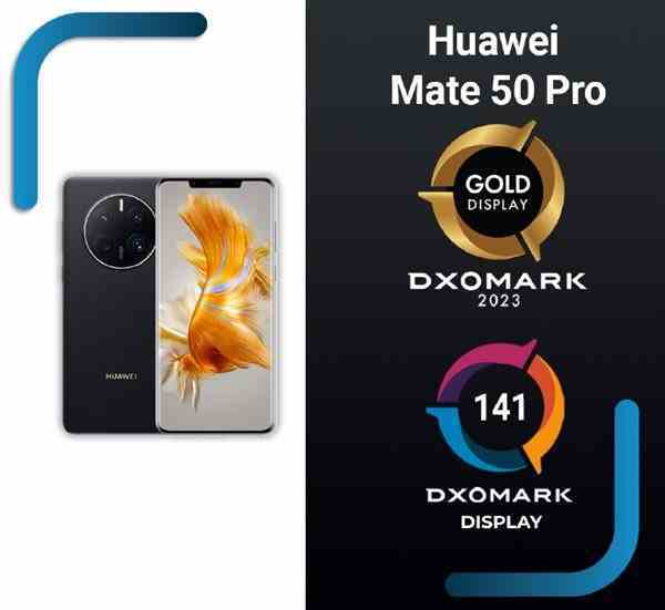 Huawei Mate 50 Pro, DxOMark Ekran Kalitesi Testlerinde iPhone 14 Plus'ı Geçti