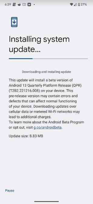 Android 13 QPR2 beta sürümünü yüklemek, Ocak güncellemesini almanıza da yardımcı olacaktır - T-Mobile'daki Pixel sahipleri, hâlâ eksik olan güncellemelerini almak için bu geçici çözümleri deneyebilir