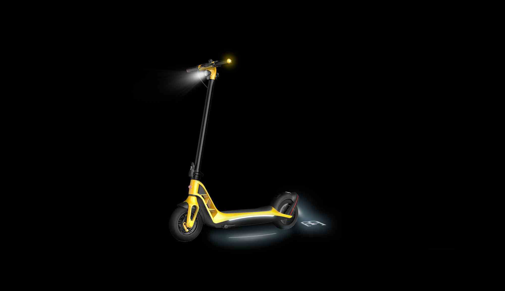 2023 Bugatti Elektrikli Scooter_Sarı 2