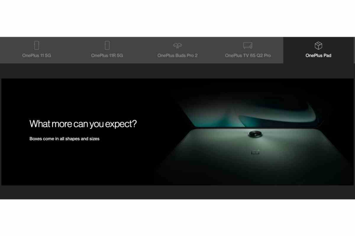 Resmi OnePlus Pad teaser görüntüsü - Yaklaşan dev boyutlu OnePlus Pad'in sıra dışı tasarımına göz atın