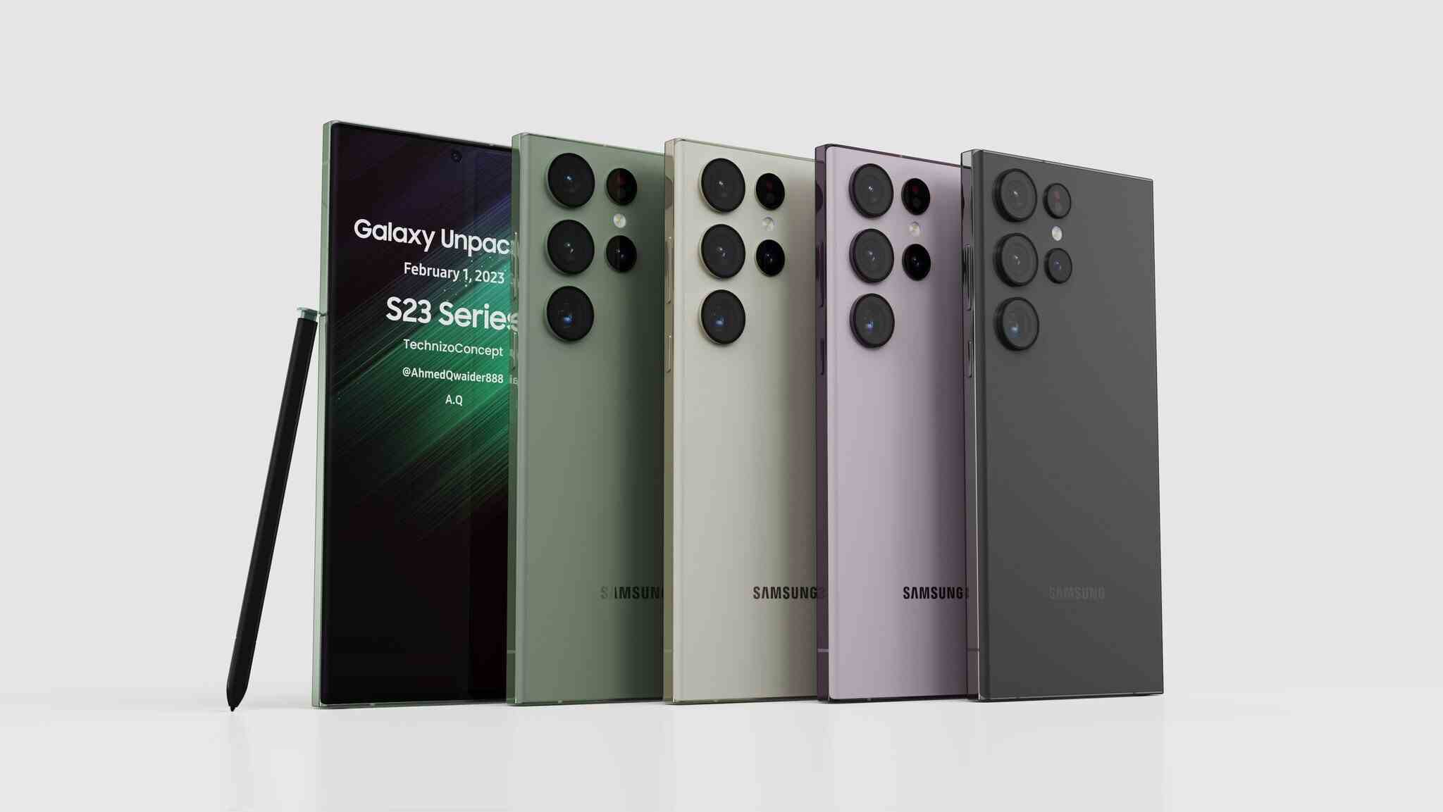 Sızan Galaxy S23 Ultra görselleri düz bir ekran gösteriyor - Yeni Galaxy S23 Ultra görselleri düz ekran gösteriyor