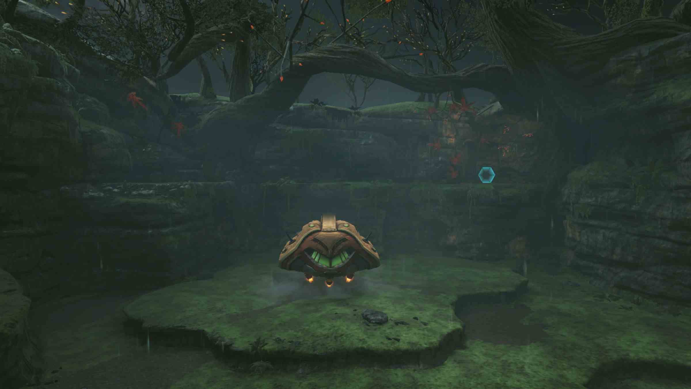 Metroid Prime Remastered'daki Tallon IV'ün ekran görüntüsü.