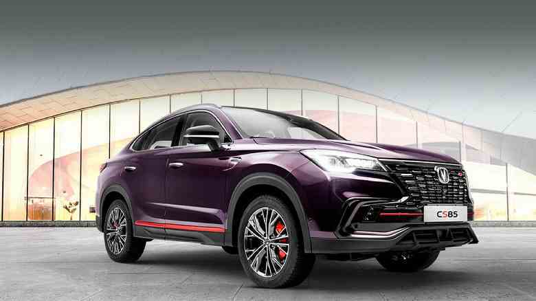 Geely Tugella gibi, sadece daha büyük ve daha ucuz.  Coupe crossover Changan CS85 Coupe'nin Rusya'da resmi satışları başladı