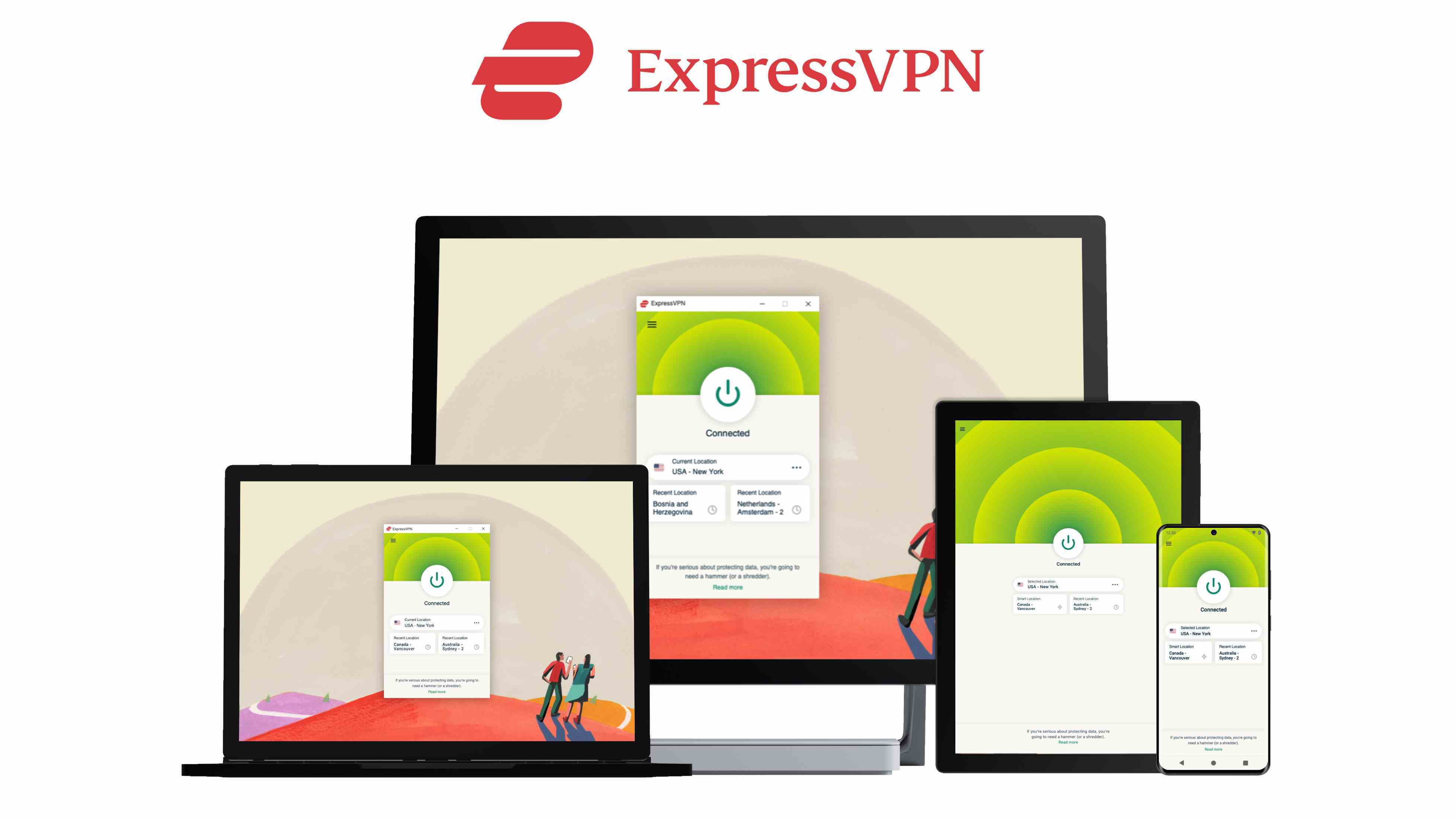 PC, dizüstü bilgisayar, tablet ve telefonda ExpressVPN