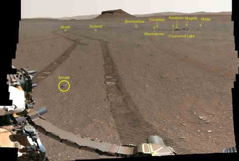 NASA'nın Perseverance Rover'ı Mars Örneklerinin Koleksiyonunu Gösteriyor