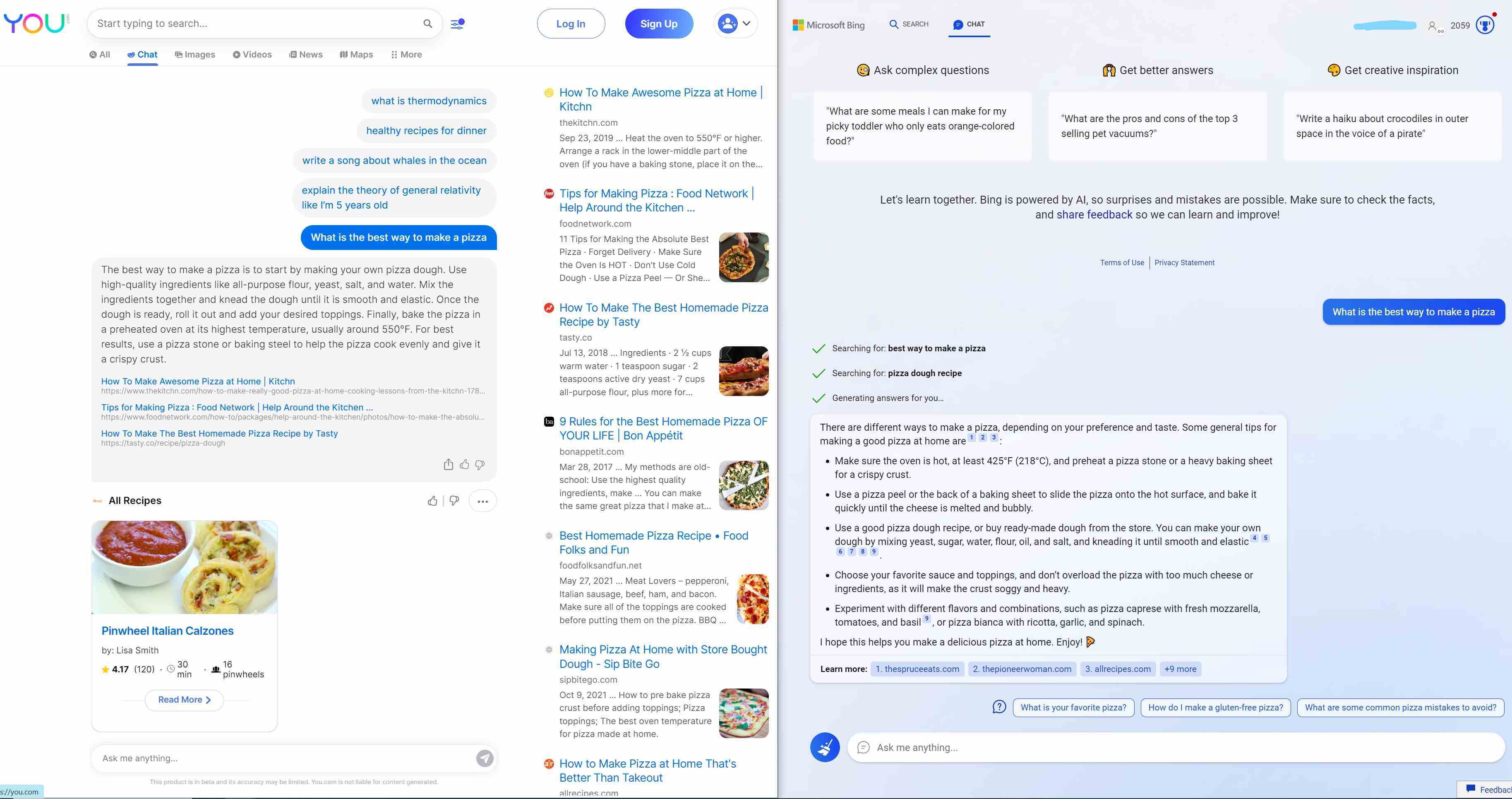 You.com'un YouChat 2.0'ı, GPT tarafından desteklenen Bing'e karşı