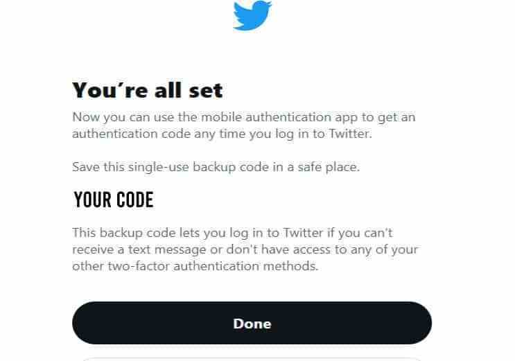 Twitter - Google Auth Uygulaması 3'ü ekleyin