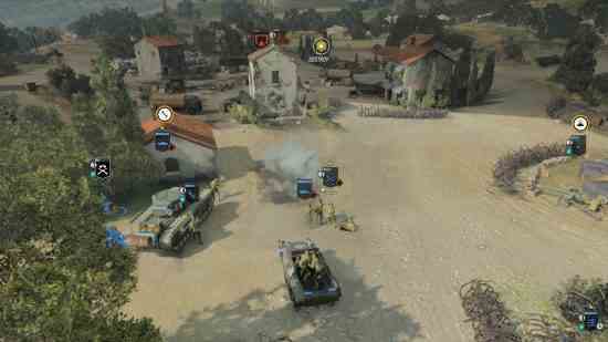 Company of Heroes 3 incelemesi: Bir oyunda kumlu bir köye saldıran tanklar