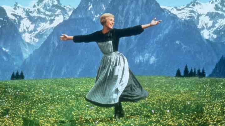 Müziğin Sesi'ndeki Julie Andrews.