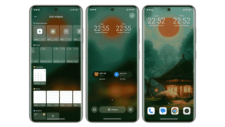 Xiaomi 13 Pro'da MIUI 14'teki Widget'lar