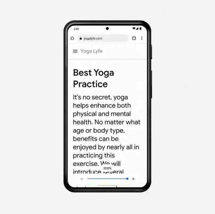 Chrome kullanıcıları artık Android'de yazı tipi boyutunu yüzde 300'e yükseltebilir
