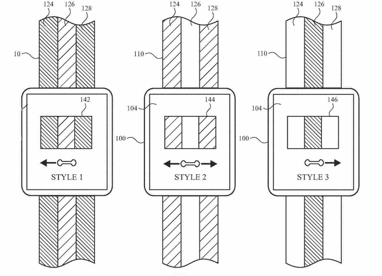 Gelecekteki Apple Watch bandı, kıyafetinize uyacak şekilde renk değiştirebilir veya bir bildirim gösterebilir