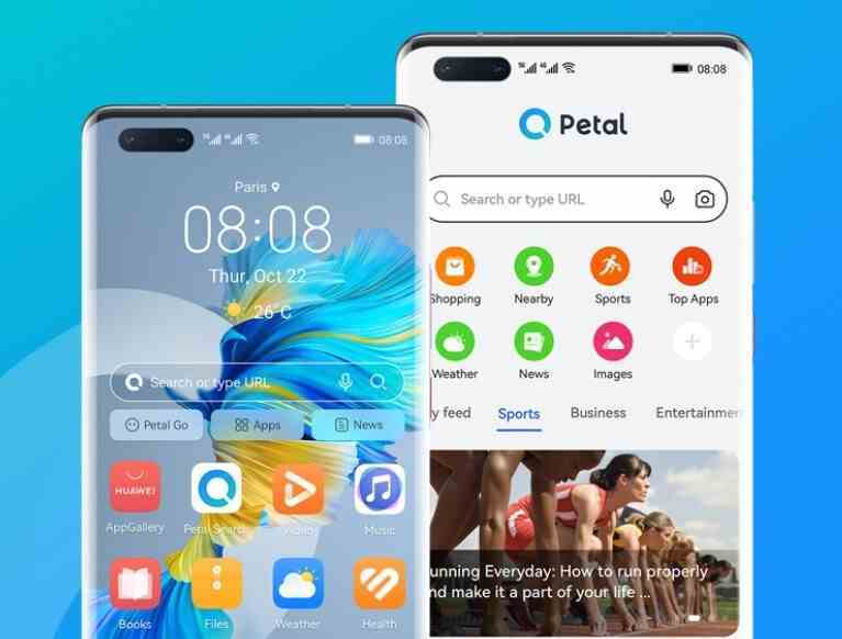 Petal Search, Huawei'nin en yenilikçi uygulamalarından biridir - Huawei'nin, P60 hattına önceden yüklenmeden önce HarmonyOS 3.1'i test ettiği bildiriliyor