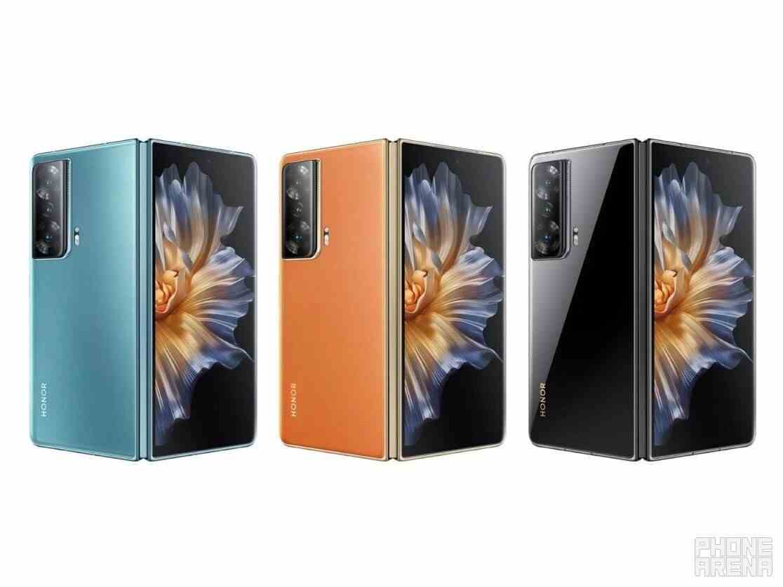 Siyan, Turuncu ve daha parlak bir Siyah renkleriyle Magic Vs.  - MWC 2023: Honor, en gelişmiş katlanabilir telefonunun küresel lansmanını yapıyor